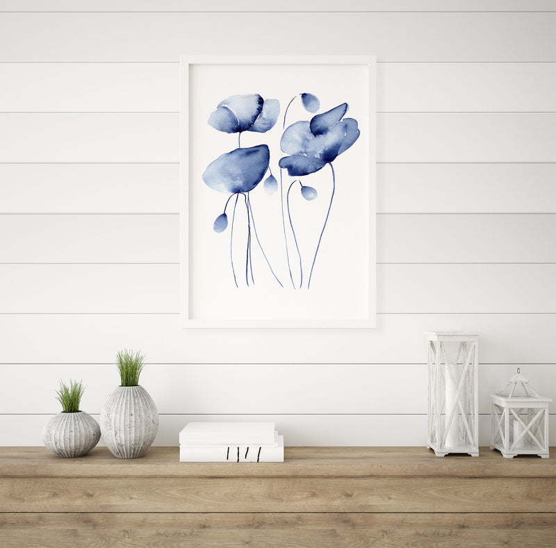 Poppy Flowers Wall Art Print