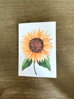 SunFlower Cards Pack 4x6" With Envelope