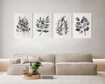 Eucalyptus Leaves Set of 4 Wall Art Prints