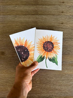 SunFlower Cards Pack 4x6" With Envelope