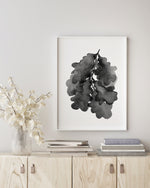 Oak Black and White Wall Art Print