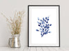 Bladderwrack Blue Coral Wall Art Prints