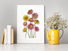 Everlasting Paper Daisy Wall Art Print