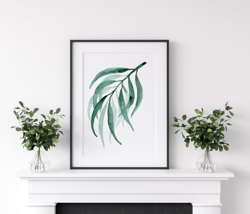 Gum Leaf Set 19 (5) Wall Art Print