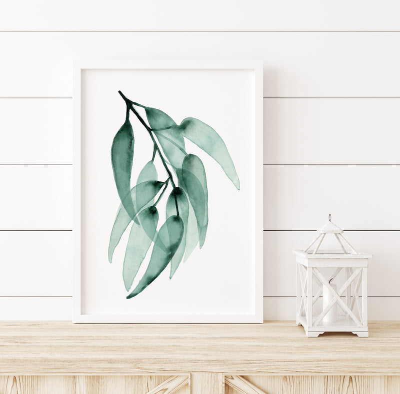 Gum Leaf Set 19 (6) Wall Art Print