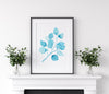 Gum Leaf Set 21 (3) Wall Art Print