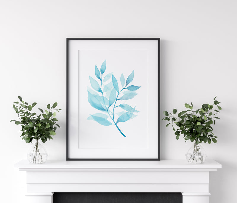 Gum Leaf Set 21 (5) Wall Art Print