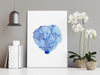 Coral Blue Set 2 (1) Wall Art Print