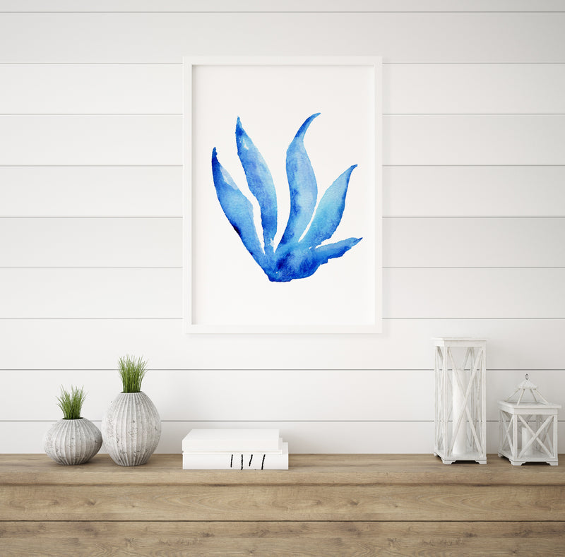 Coral Blue Set 2 (2) Wall Art Print