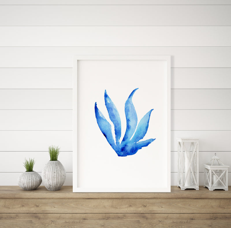 Coral Blue Set 2 (2) Wall Art Print