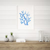 Coral Blue Set 2 (3) Wall Art Print