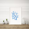 Coral Blue Set 2 (3) Wall Art Print