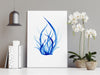 Coral Blue Set 2 (4) Wall Art Print