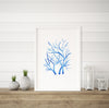 Coral Blue Set 2 (5) Wall Art Print