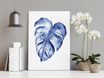 Monstera Watercolour Wall Art Print Canvas and Print