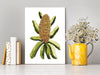 Coastal Banksia Wall Art Print