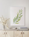 Olive Green Herb Kitchen Canvas and Print