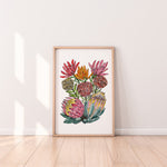 Protea Delight Wall Art Print