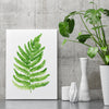 Fern Artwork Green Botanical Watercolour Wall Print